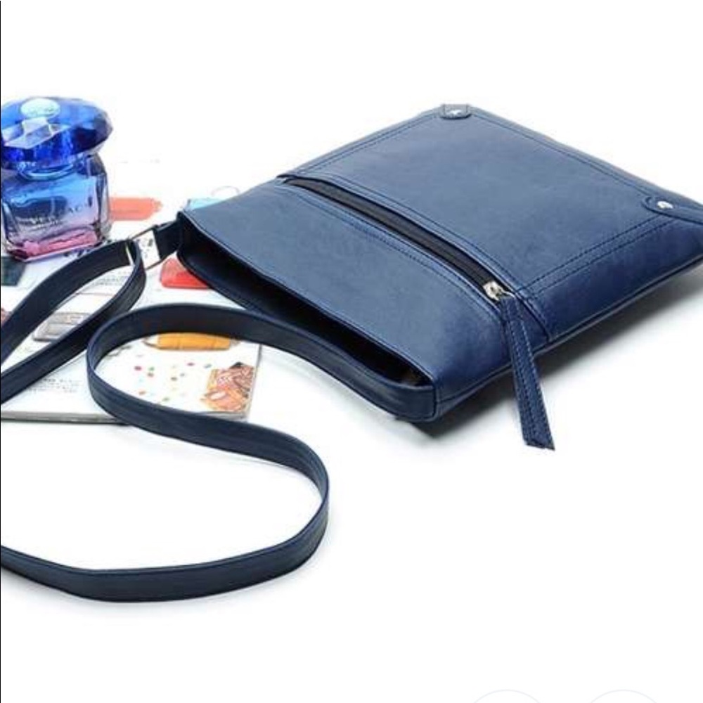 NEW Womens Vegan Leather Satchel Cross Body Bag